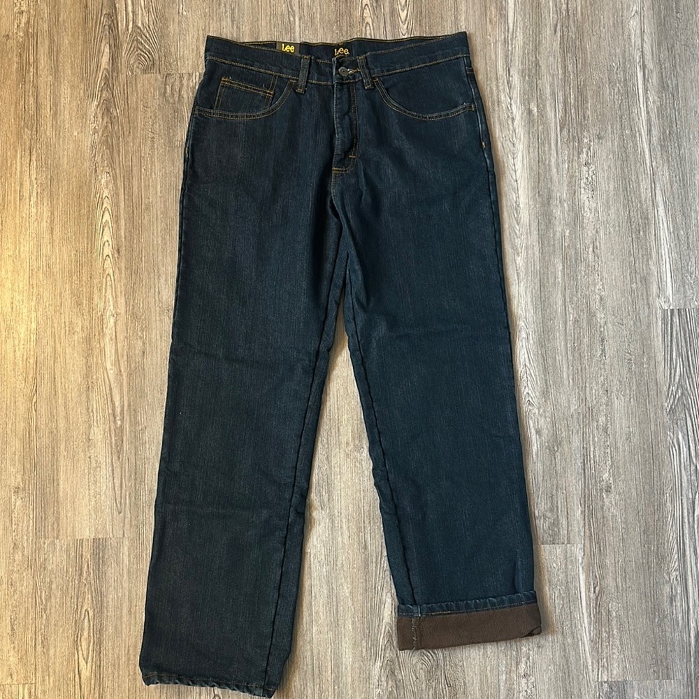 Lee Men's Deep Indigo Relaxed Jeans